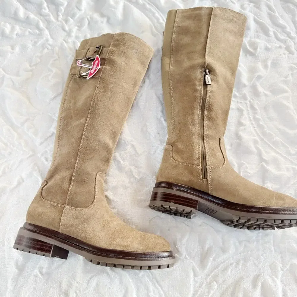 Blondo Reagan Waterproof Knee High Lug Boot Size 6 New